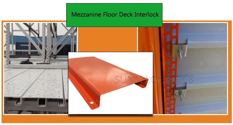 New Industrial Storage Rack System Metal Deck Floor Warehouse Mezzanine