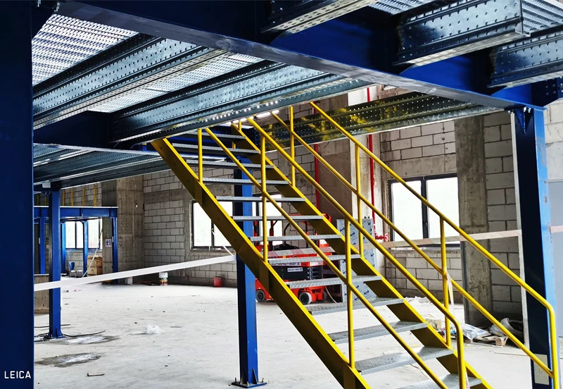 Industrial Warehouse Storage Raised Platform Multi Levels Steel Mezzanine