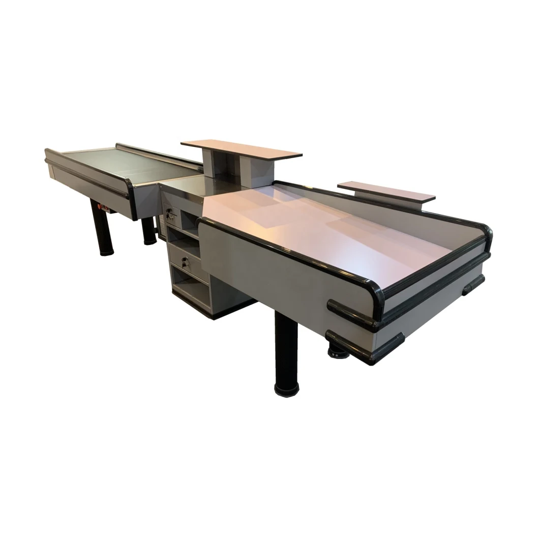 Hot Selling Restaurant Checkout Counter Boutique Store Conveyor Belt Checkout Counter