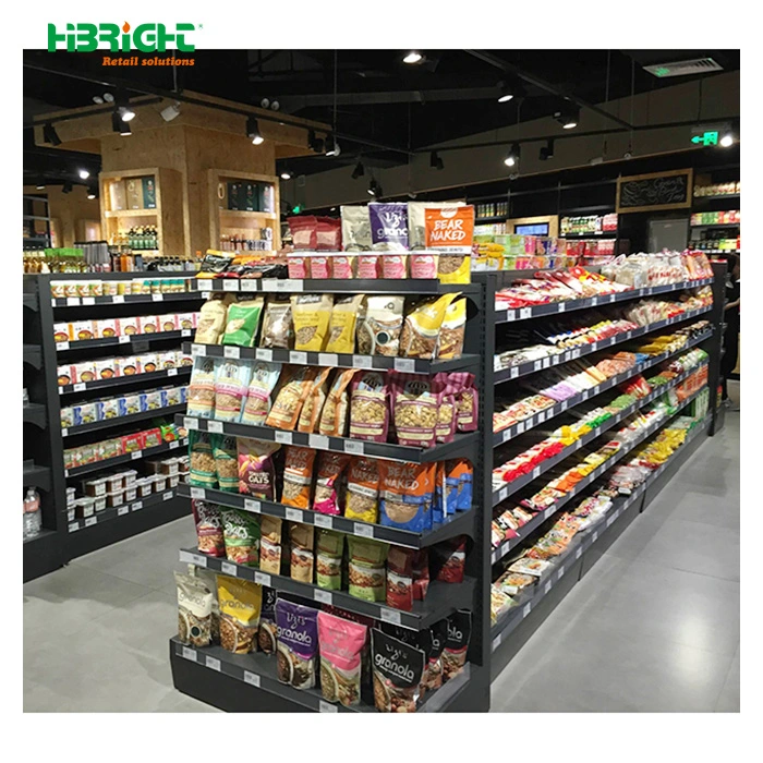 2022 Convenience Store Shelves Supermarket New Design Shelf Gondola Shelving