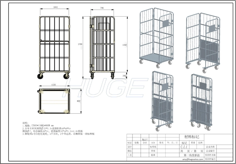 Supermarkets Warehouse Logistics Trolleys