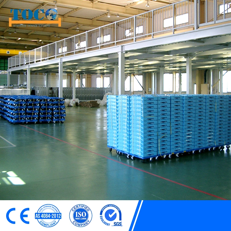 Heavy Duty Stacking Outdoor Galvanized Automatic Warehouse Storage Mezzanine Cantilever Teardrop Shelf Metal Steel Pallet Shuttle Rack