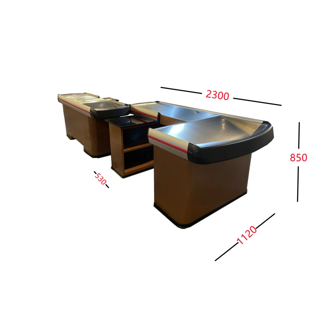 Shunhong Supplies Supermarket Checkout Counter/ Cashier Counter